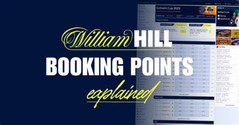 william hill booking points.